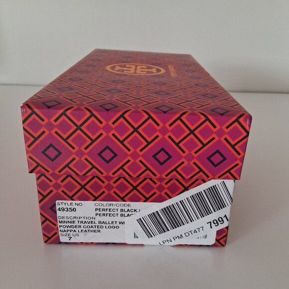 Tory Burch Minnie Travel Ballet Flats Size 7